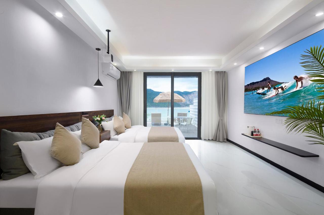 Deer Chenke Seascape Surf B&B Sanya Bagian luar foto